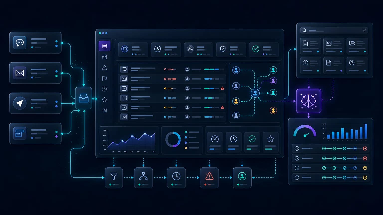 Автоматизация поддержки: единая очередь обращений, SLA, эскалации и AI-подсказки агентам